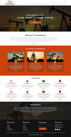 Diseño Web por TheCodeWire para Cascade Process Controls | Diseño: #5683880