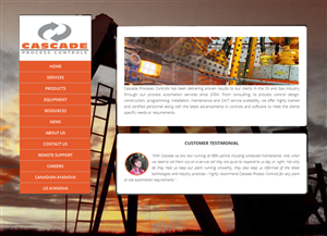 Diseño Web por Abikasirajan para Cascade Process Controls | Diseño: #5717075