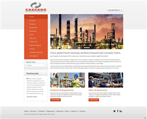 Diseño Web por pb para Cascade Process Controls | Diseño: #5619636