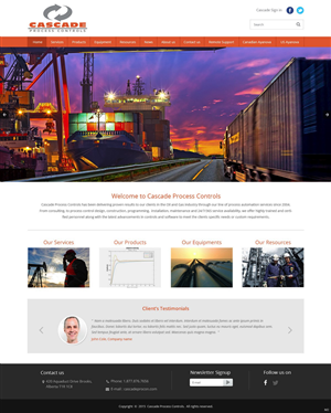 Diseño Web por pb para Cascade Process Controls | Diseño: #5619639