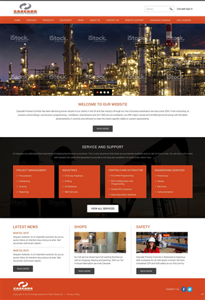 Diseño Web por pb para Cascade Process Controls | Diseño: #5630569