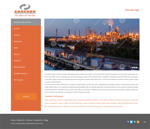 Diseño Web por pb para Cascade Process Controls | Diseño: #5630587