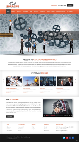Diseño Web por pb para Cascade Process Controls | Diseño: #5630595