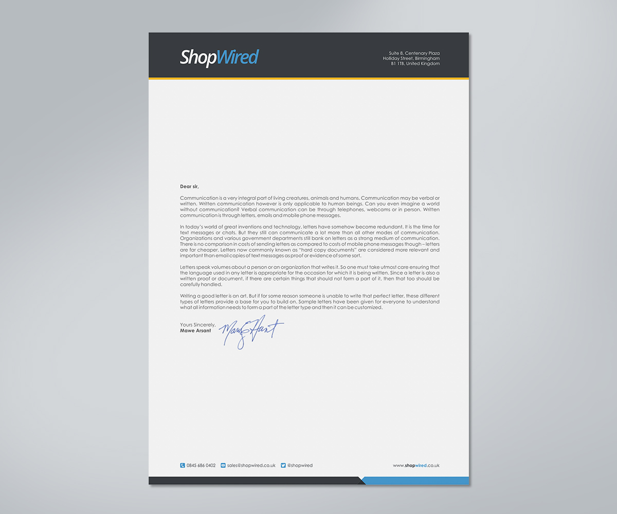 Letterhead Design by logodentity for this project | Design #5613634