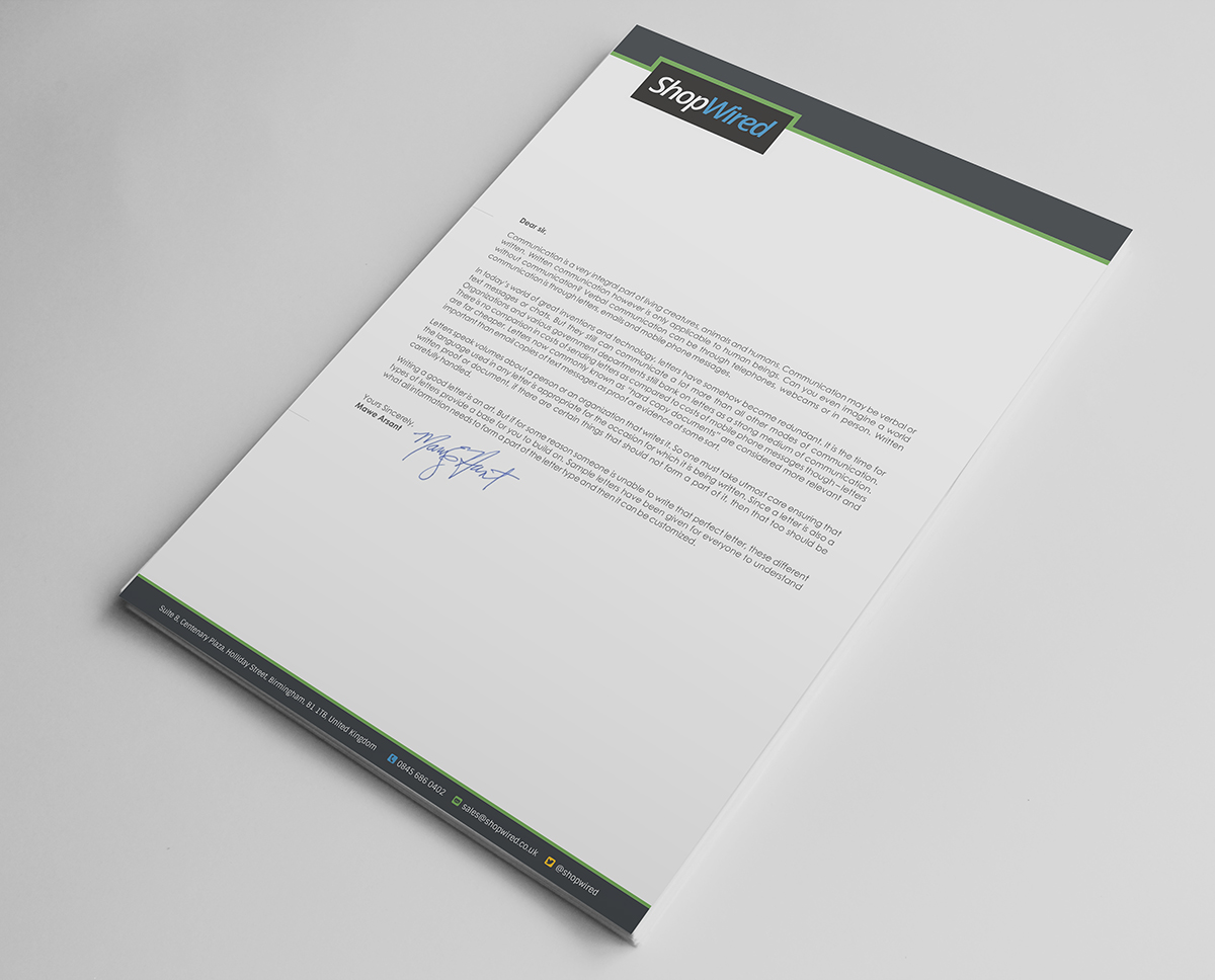 Letterhead Design by logodentity for this project | Design #5613798