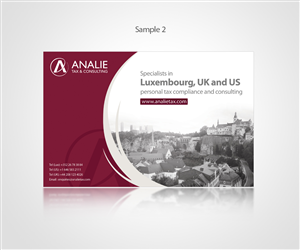 Tax consulting firm needs an advertisment for magazine/book/flyer | Advertisement Design by Ovimatic