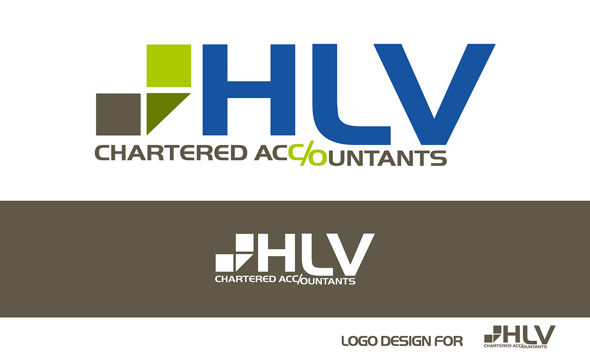 Logo-Design von DesignSolutions für HLV Chartered Accountants | Design #5649368
