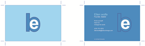 Business card for new small company called 