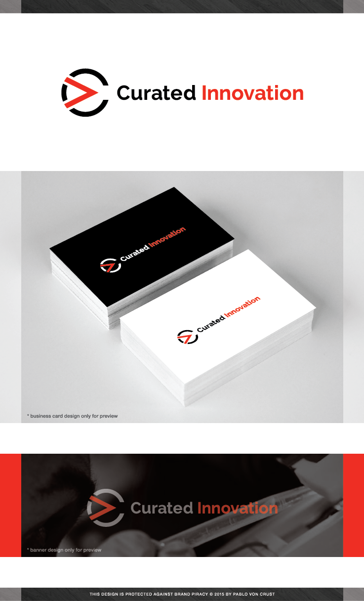 Diseño de Logo por Pablo Von Crust para Curated Innovation | Diseño: #5727204