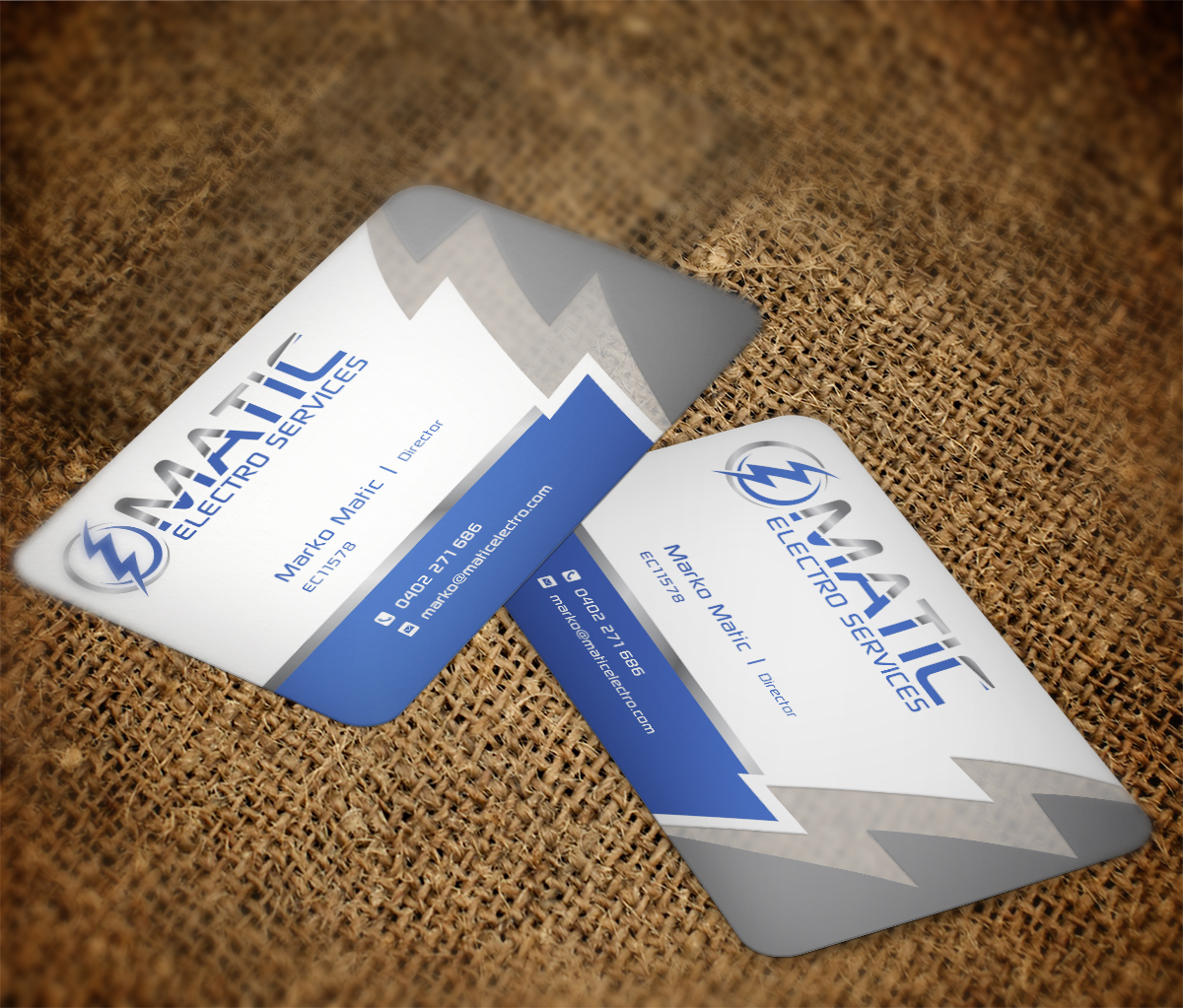 Design de Carte de Visite par MT pour Matic Electro Services | Design #5659823