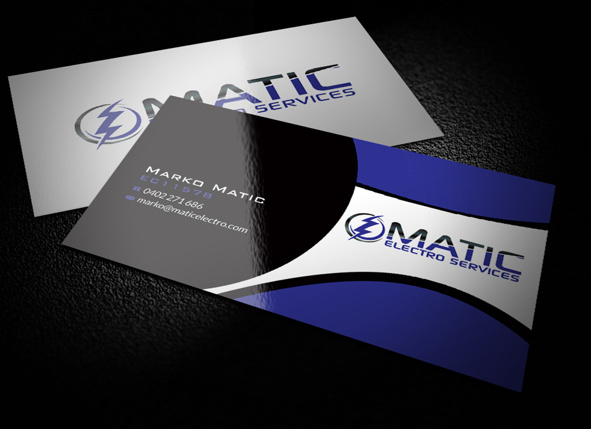 Design de Carte de Visite par Riz' pour Matic Electro Services | Design #5615676