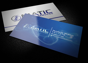 Design de Carte de Visite par Riz' pour Matic Electro Services | Design #5622893