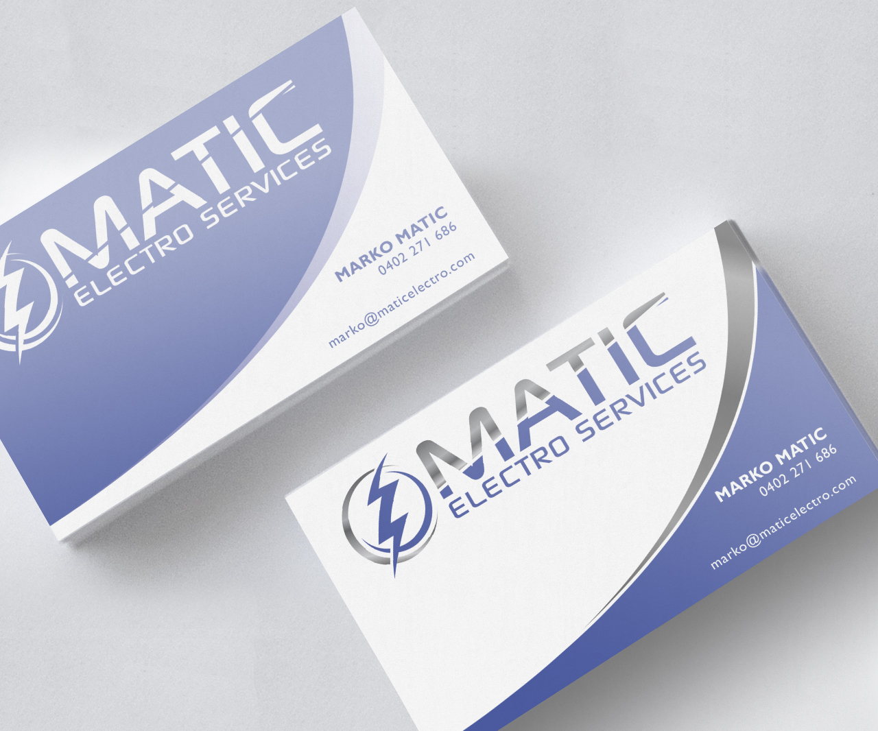 Design de Carte de Visite par Flyerr pour Matic Electro Services | Design #5645154