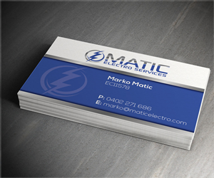 Design de Carte de Visite par Drumbi pour Matic Electro Services | Design #5610156