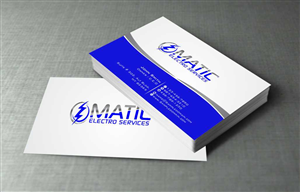 Business Card Design by szabist for Matic Electro Services | Design: #5616783