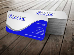 Diseño de Tarjeta de Presentación por szabist para Matic Electro Services | Diseño: #5616802