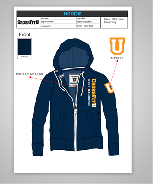 CrossFit TShirt Needs Vintage Fashion Design for Hoody | T-shirt Design by jeffdefy