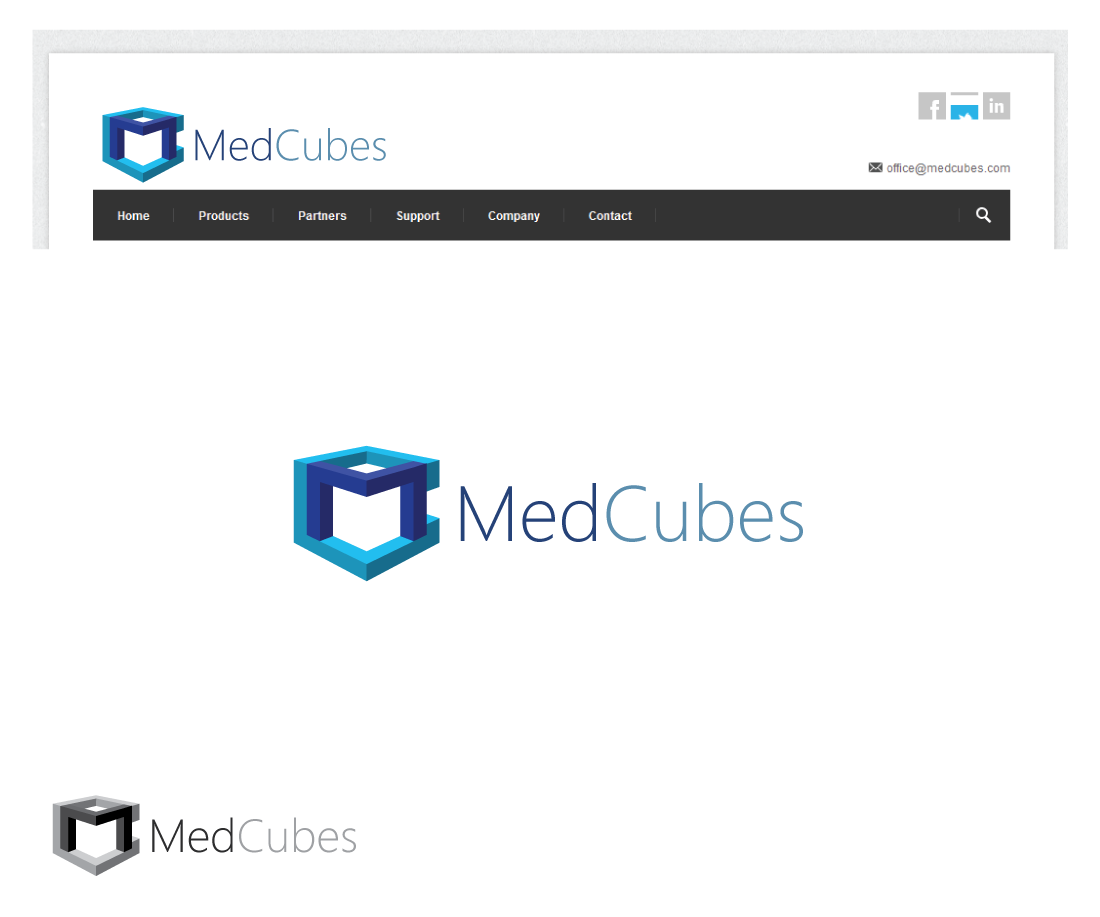 Logo Design by Radu Borzea for MedCubes | Design #1543292
