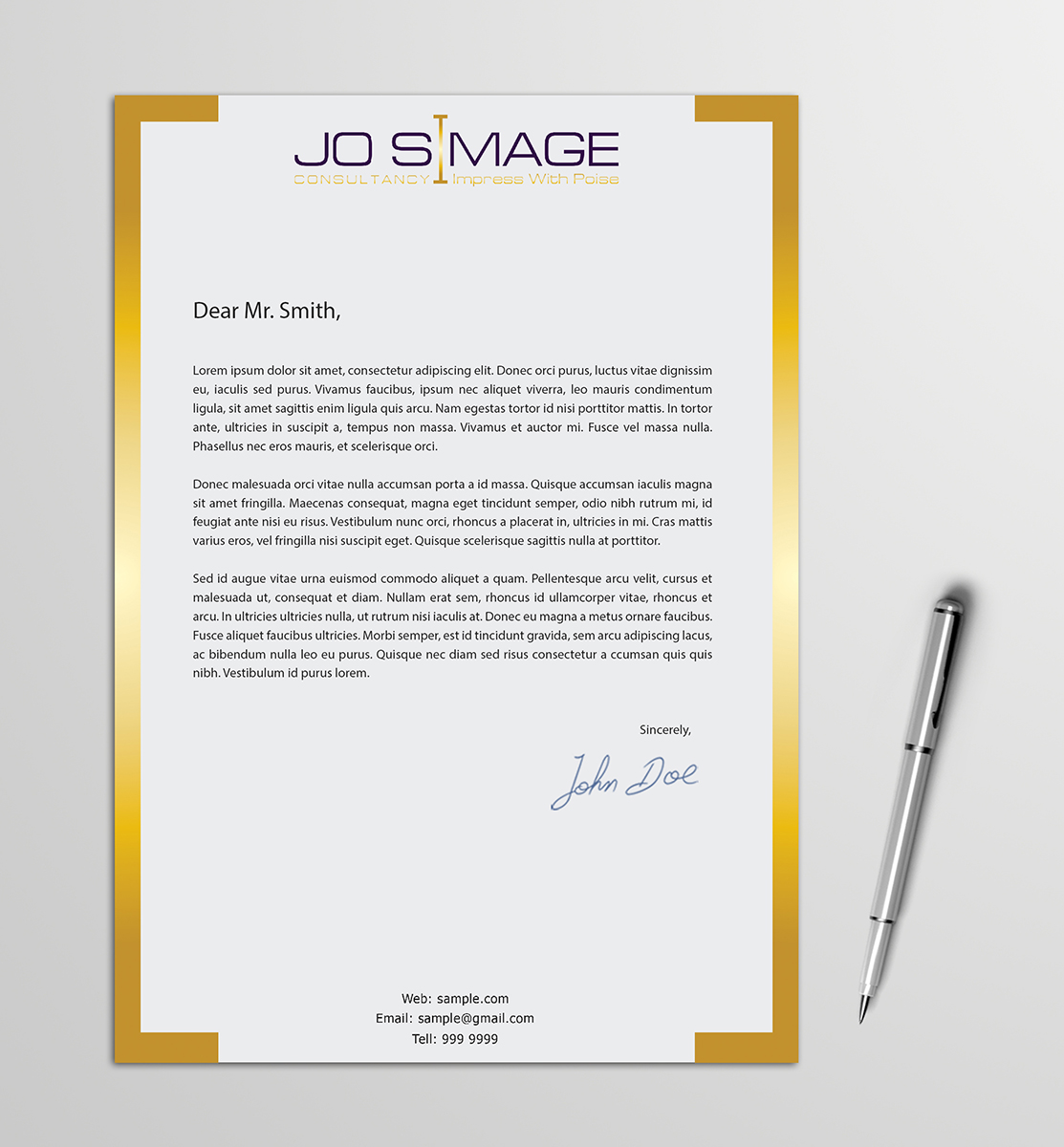 Briefkopf-Design von Armin Shohrati für dieses Projekt | Design #5610195