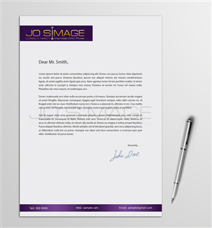 Letterhead Design by Armin Shohrati for this project | Design: #5610202
