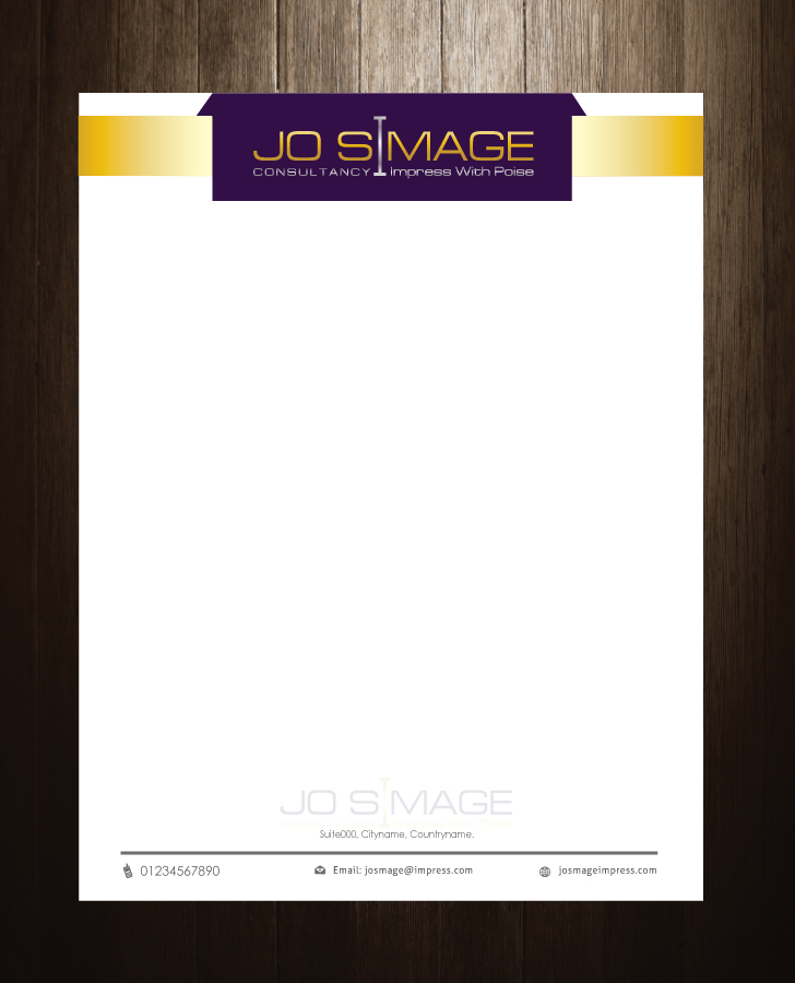 Letterhead Design by meet007 for this project | Design #5616979
