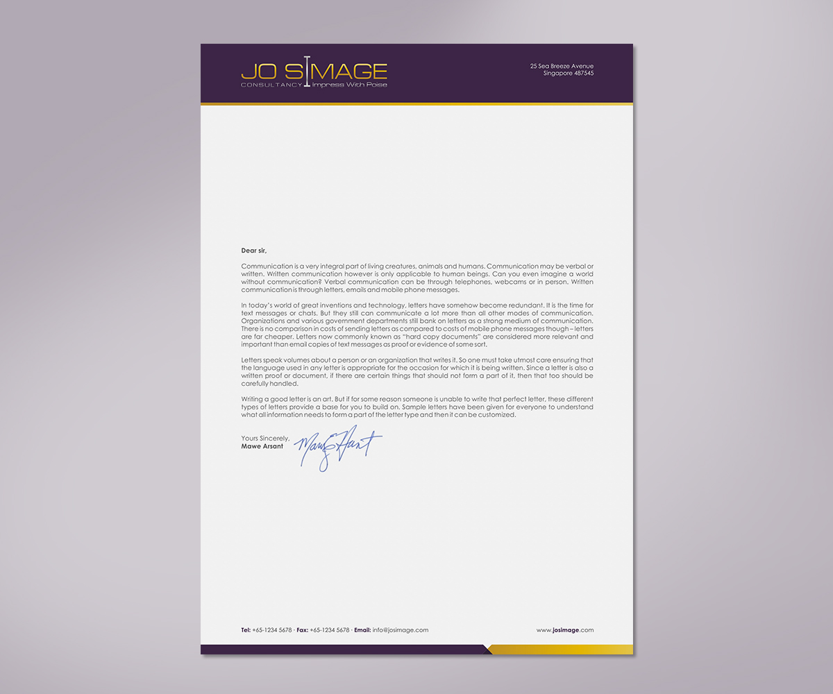 Letterhead Design by logodentity for this project | Design #5613400