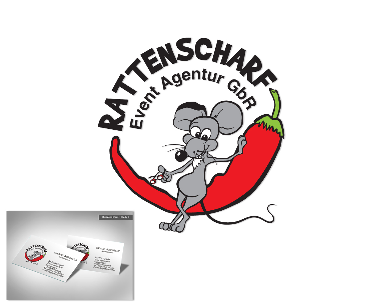 Logo Design by Texel for Rattenscharf Event Agentur | Design: #5628748