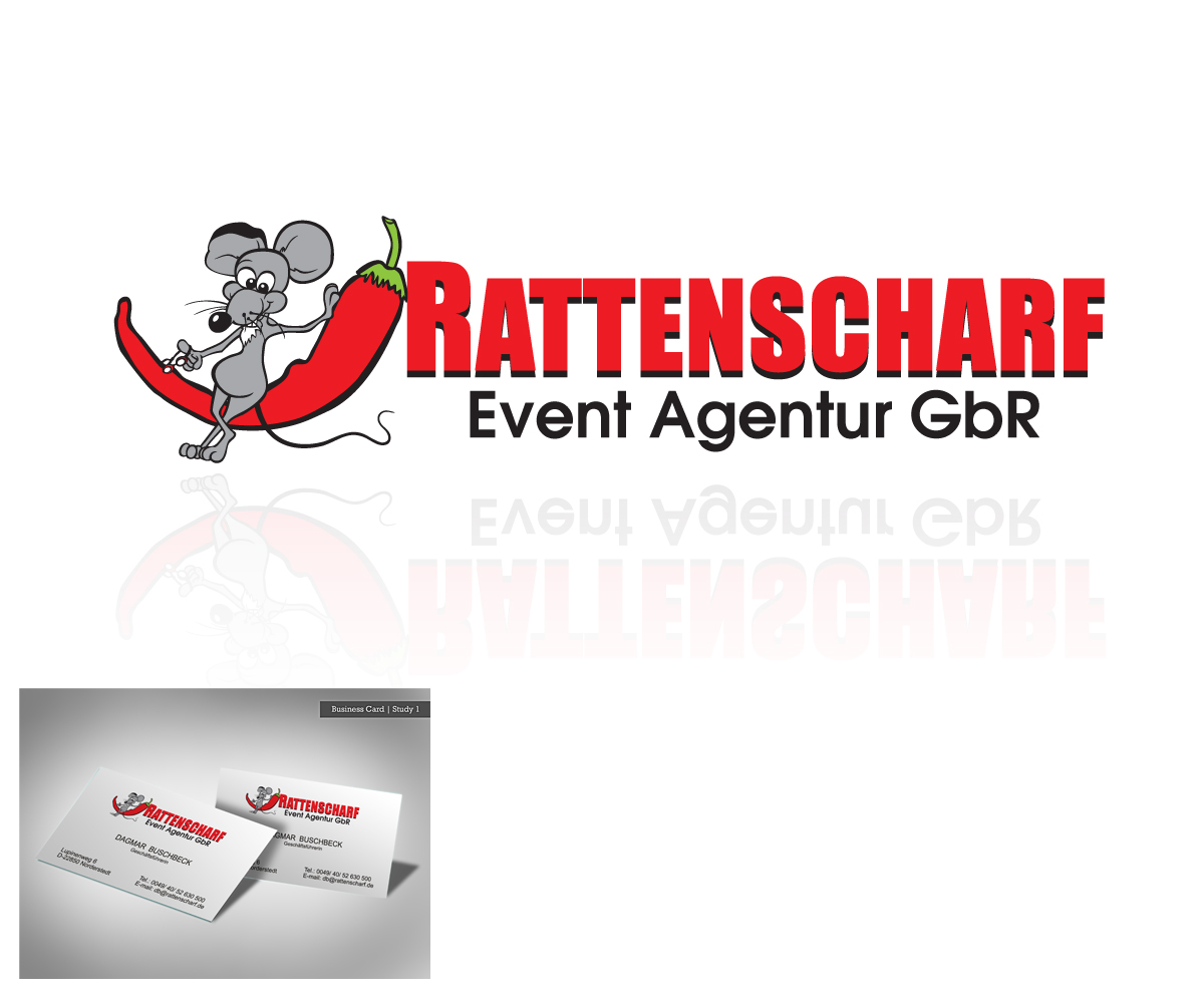 Logo-Design von Texel für Rattenscharf Event Agentur | Design #5628768