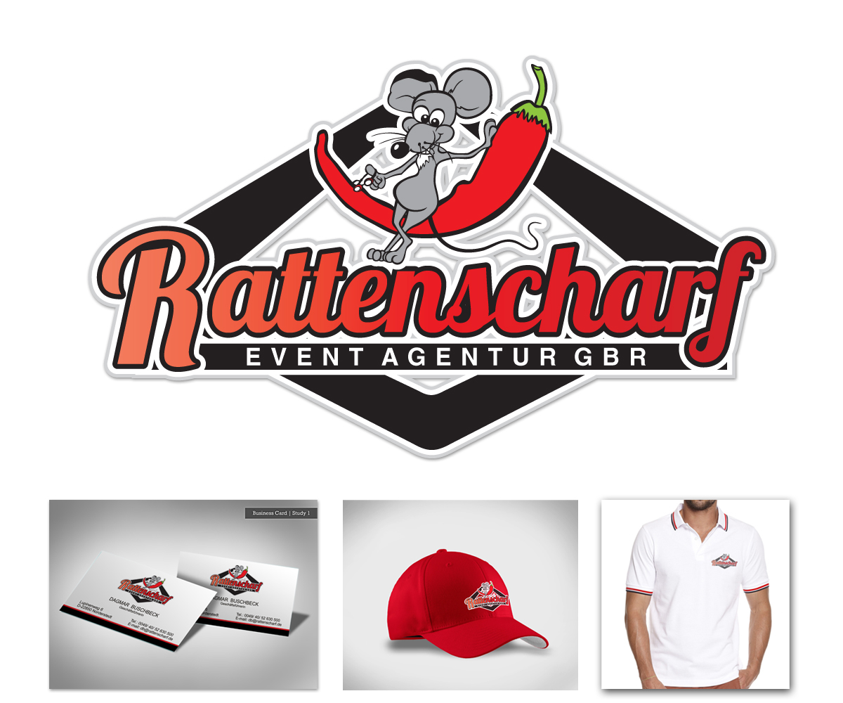 Logo Design by Texel for Rattenscharf Event Agentur | Design #5628874