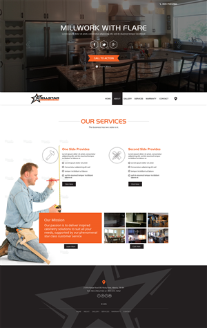 Web Design by AVROM for Shellstar Custom Cabinets LTD | Design: #5654572
