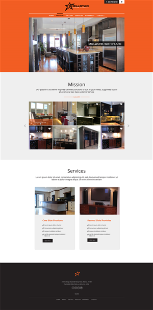 Web Design by AVROM for Shellstar Custom Cabinets LTD | Design: #5655690