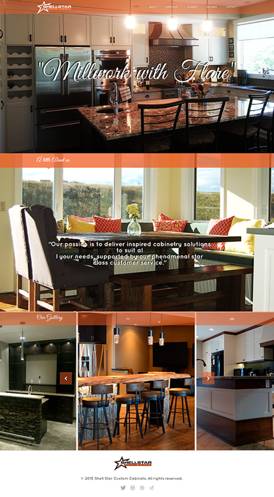 Web Design by Luzmiladdl for Shellstar Custom Cabinets LTD | Design #5623332