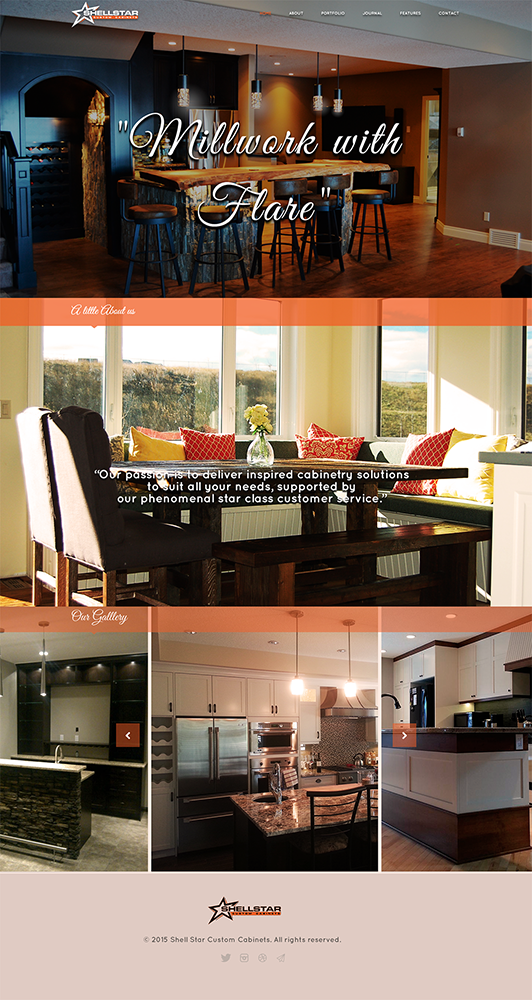 Web Design by Luzmiladdl for Shellstar Custom Cabinets LTD | Design #5634628