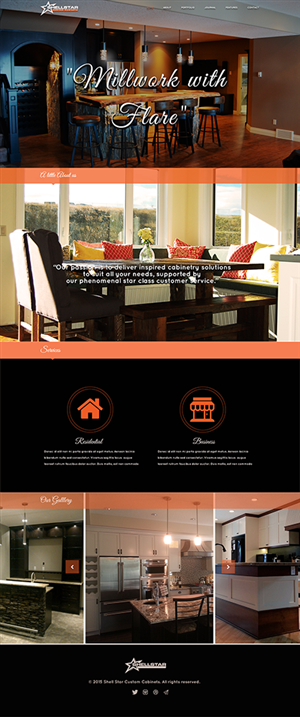 Web Design by Luzmiladdl for Shellstar Custom Cabinets LTD | Design: #5635984