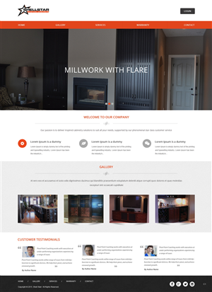 Web Design by pb for Shellstar Custom Cabinets LTD | Design: #5631546