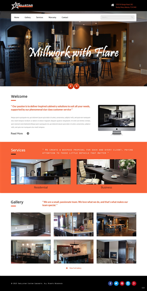 Web Design by pb for Shellstar Custom Cabinets LTD | Design: #5631601
