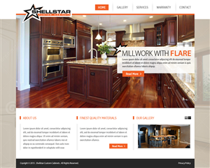 Web Design by OM for Shellstar Custom Cabinets LTD | Design: #5626455