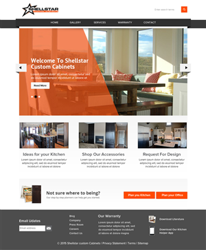Web Design by OM for Shellstar Custom Cabinets LTD | Design: #5626522