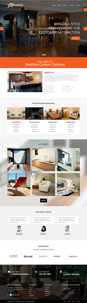 Web Design by iLibart for Shellstar Custom Cabinets LTD | Design: #5618052