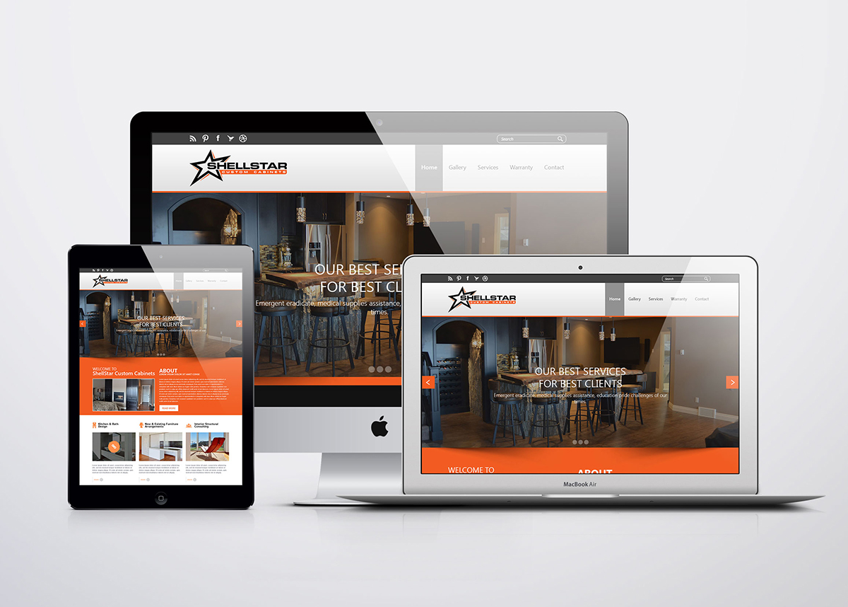 Diseño Web por iLibart para Shellstar Custom Cabinets LTD | Diseño #5618058
