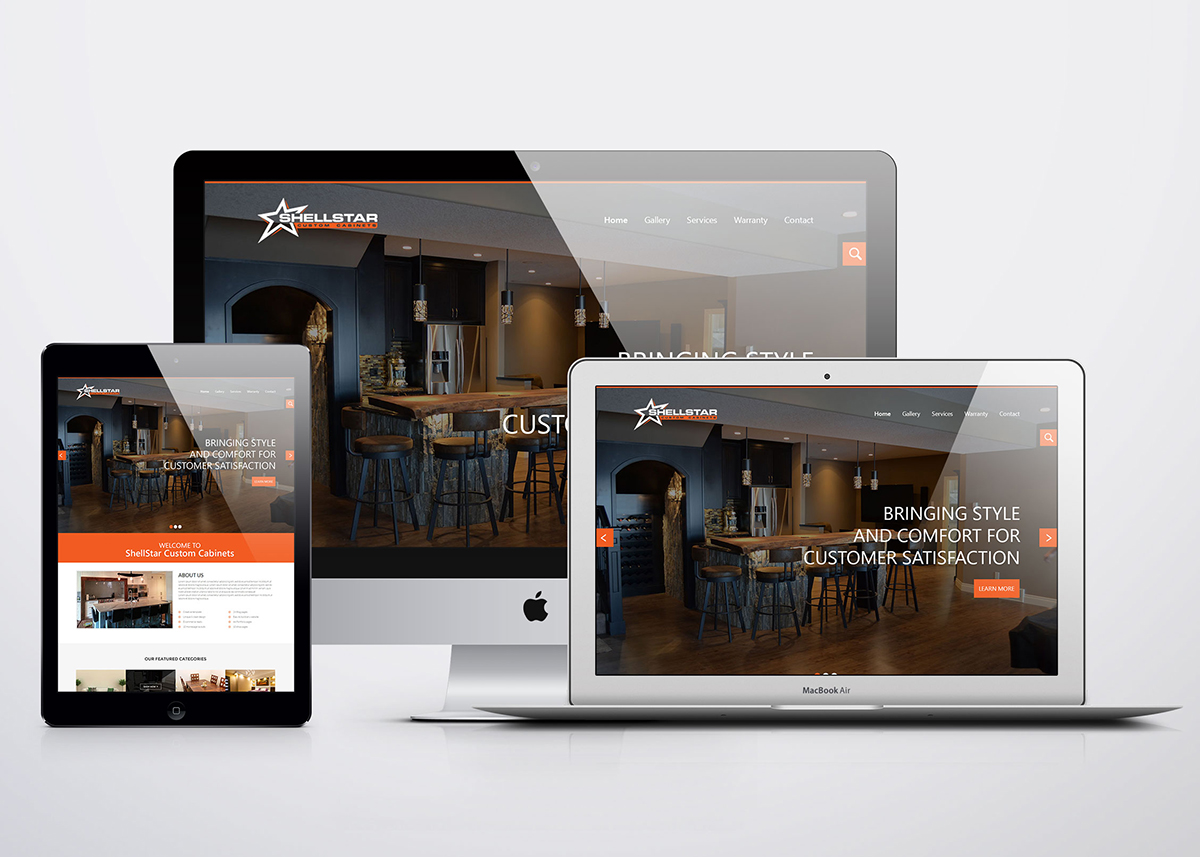 Web Design by iLibart for Shellstar Custom Cabinets LTD | Design #5618152