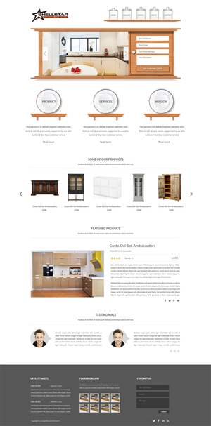 Web Design by NS for Shellstar Custom Cabinets LTD | Design: #5647547