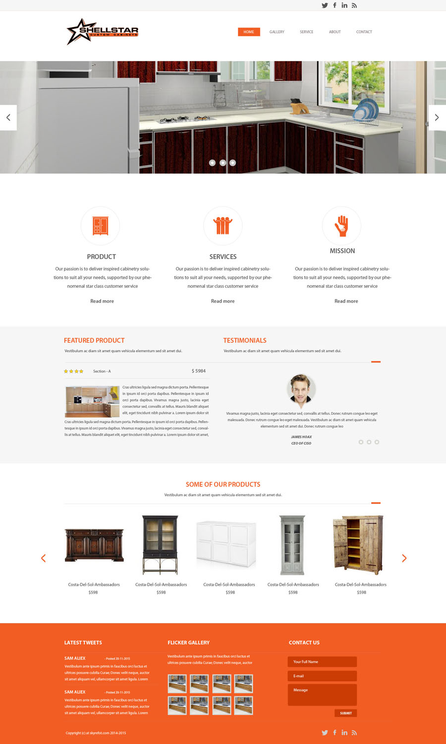 Web Design by NS for Shellstar Custom Cabinets LTD | Design #5660163