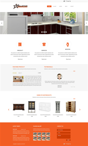 Web Design by NS for Shellstar Custom Cabinets LTD | Design: #5660163
