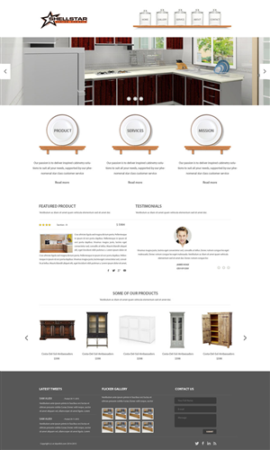 Web Design by NS for Shellstar Custom Cabinets LTD | Design: #5660173
