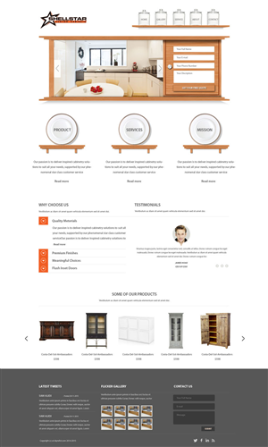 Web Design by NS for Shellstar Custom Cabinets LTD | Design: #5660174