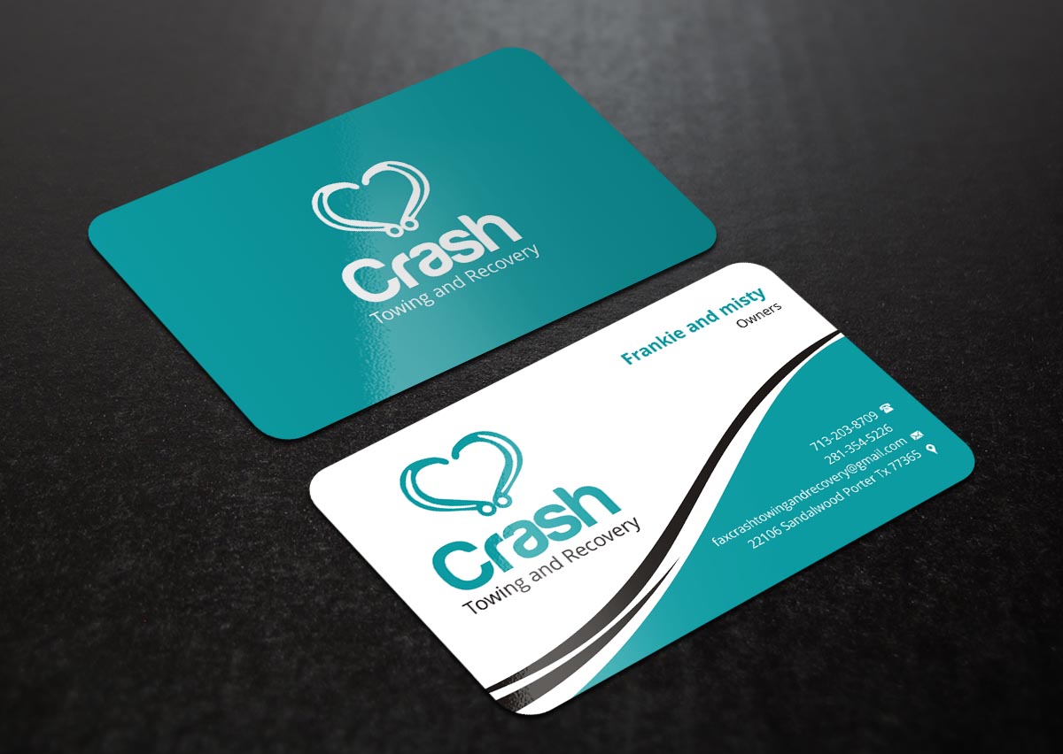 Design de Carte de Visite par INDIAN_Ashok pour Crash Towing and Recovery | Design #5627913