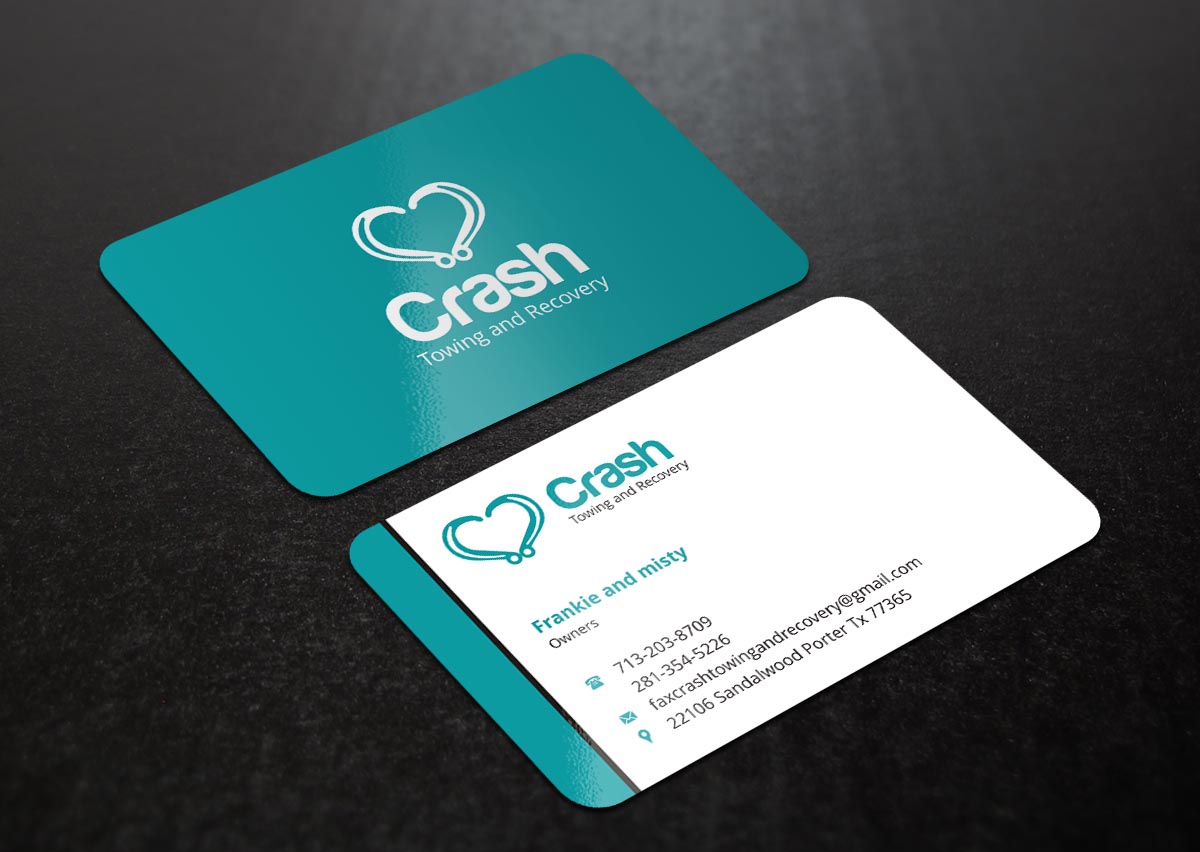 Design de Carte de Visite par INDIAN_Ashok pour Crash Towing and Recovery | Design #5627918