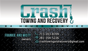 Visitenkarten-Design von Hardcore Design für Crash Towing and Recovery | Design: #5660522