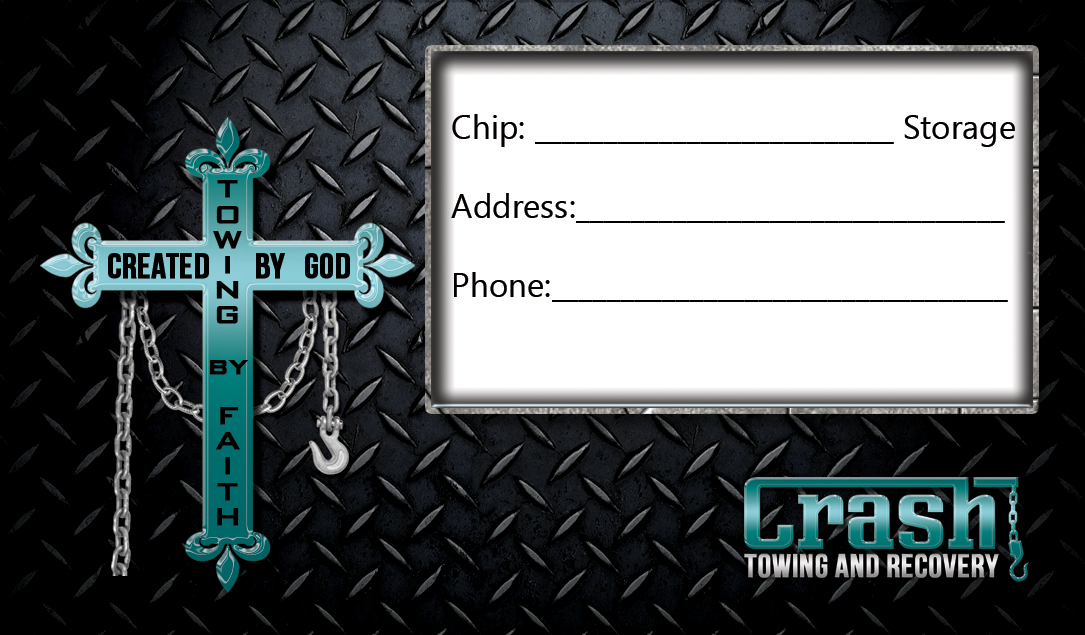 Diseño de Tarjeta de Presentación por Hardcore Design para Crash Towing and Recovery | Diseño #5660581
